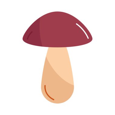 Büyülü Tasarımlar İçin Orman Mantar Vektörü İllüstrasyonu