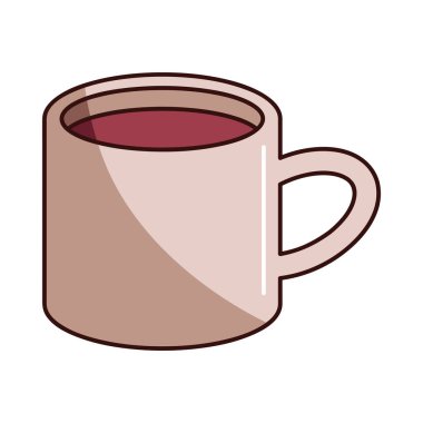 Minimalist Sabah Kahve Bardağı Tasarımı Sıcak Kahverengi Tonlar