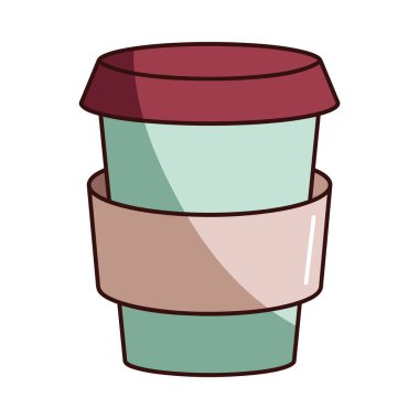 Düz Lid 'li Minimalist To-Go Kahve Bardağı