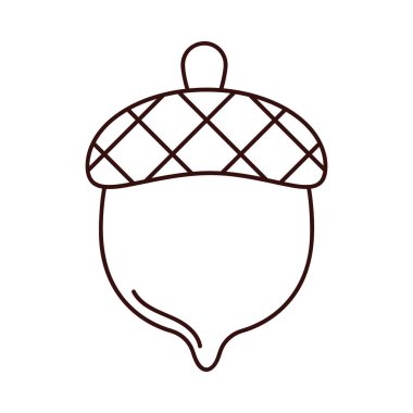 Doğa esinlenilmiş Meşe Özeti Vektör Çizimi