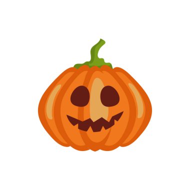 Ürkütücü Cadılar Bayramı Balkabağı Simgesi Elması