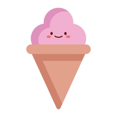 Renkli Donmuş Tatlı Vektör Tasarımı