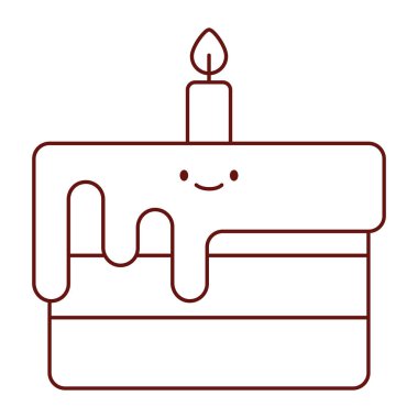 Bir sürü çeşnili doğum günü pastası.