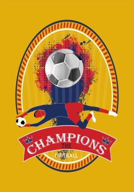 The T-shirt design celebrates victory and passion for the game with bold graphics and sporty vibes. Perfect for football fans and players, it combines style and comfort, making it ideal for game days, casual wear, or showing team spirit anytime. clipart