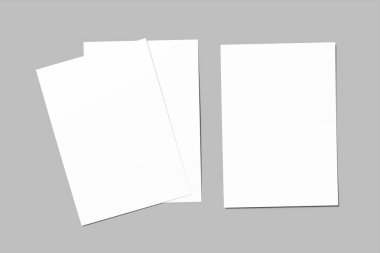 A4 Flyer boş Model-up, modern ve zarif tasarım