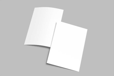A4 Flyer boş Model-up, modern ve zarif tasarım