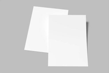 A4 Flyer boş Model-up, modern ve zarif tasarım