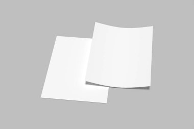 A4 Flyer boş Model-up, modern ve zarif tasarım