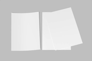 A4 Flyer boş Model-up, modern ve zarif tasarım