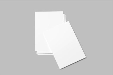 A4 Flyer boş Model-up, modern ve zarif tasarım