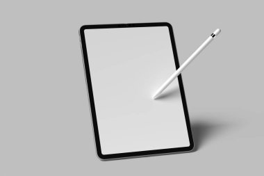tablet ekranı boş maketi