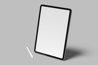 tablet ekranı boş maketi