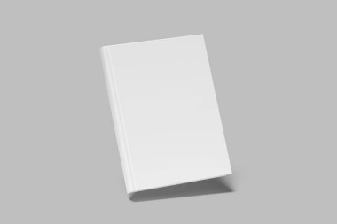 gerçekçi kapak kitabı boş. Gölgeli 3D