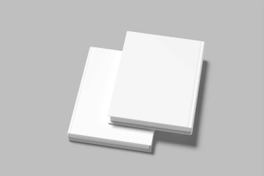 gerçekçi kapak kitabı boş. Gölgeli 3D