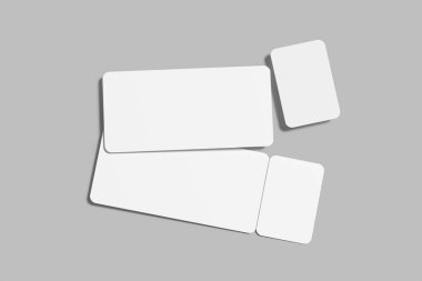 bilet boş model tasarımı modern