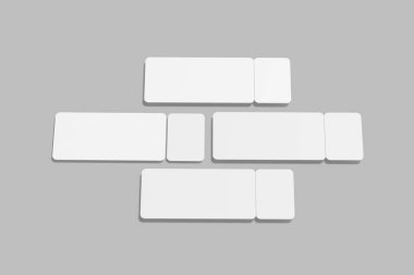 bilet boş model tasarımı modern