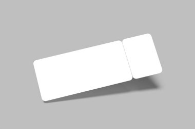 bilet boş model tasarımı modern