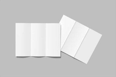 a4 üç katlı broşür boş model