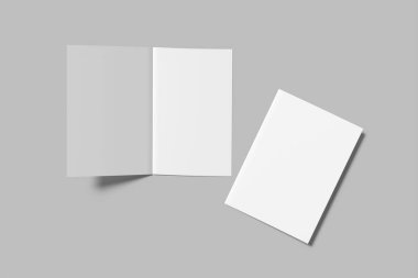 A5 Çift Katlı Broşür Boş Model