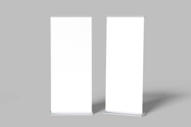 Pankart Yuvarlama Boş Model