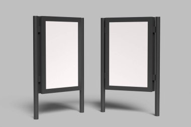 gerçekçi imzalı boş model şablonu