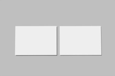 A6 Minimalist Kartpostal Boş Model