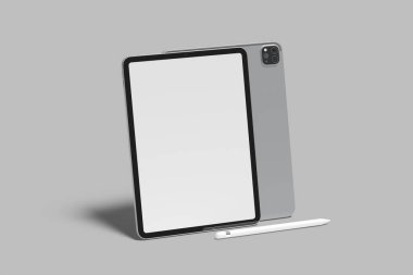tablet ekranı boş maketi