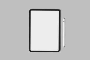 tablet ekranı boş maketi