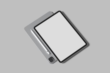 tablet ekranı boş maketi