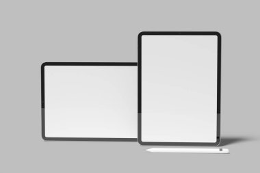 tablet ekranı boş maketi