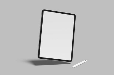 tablet ekranı boş maketi