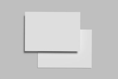 Kartpostal boş model şablonları