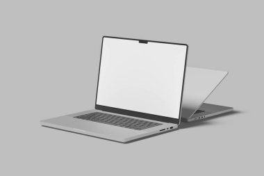 Laptop ekranı boş gerçekçi model