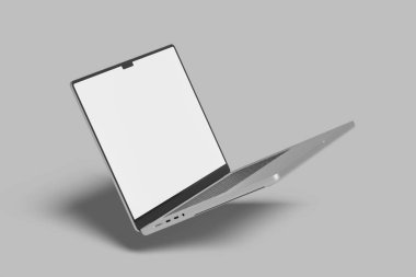 Laptop ekranı boş gerçekçi model