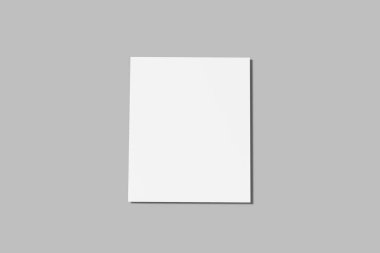 Boş polaroid fotoğraf çerçevesi yumuşak gölgeler ve selobant beyaz kağıt arkaplan üzerinde izole grafik tasarımcılar sunumlar, portföyler için şablon olarak