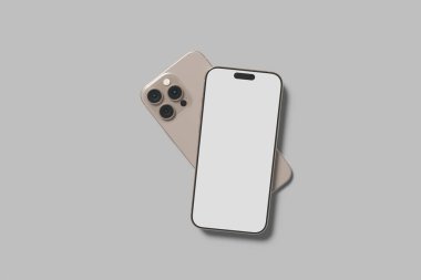 Akıllı telefon boş gerçekçi model modern.