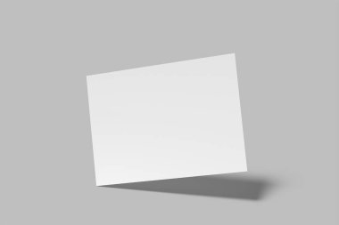 A4 peyzaj Flyer Boş Model