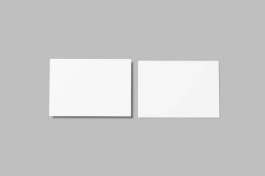 A4 peyzaj Flyer Boş Model