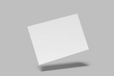 A4 peyzaj Flyer Boş Model