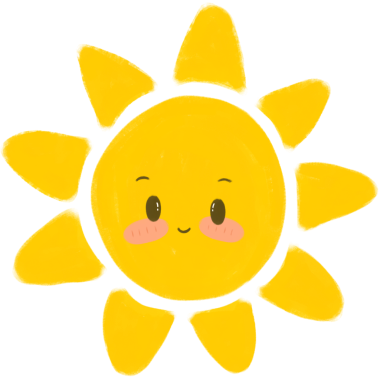 Yağlı pastel, gülümseyen güneş çizgi filmi çizimi. El çizimi sevimli sarı güneş gülümsemesi yüksek kaliteli tasarım için. Mutlu gülümseyen güneş, komik çıkartma, yaz sembolü, hava tabelası, logo tasarımı, çocuksu klip sanatı.