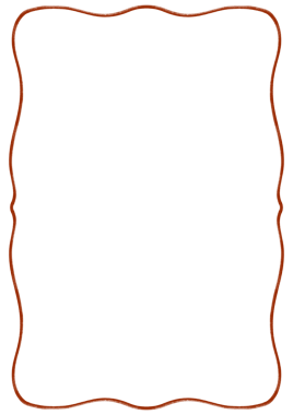 Klasik dalgalı el çizimleri. Çerçeveler. El çizimi kurdele çerçevesi, basit çerçeve pastel boya stili.