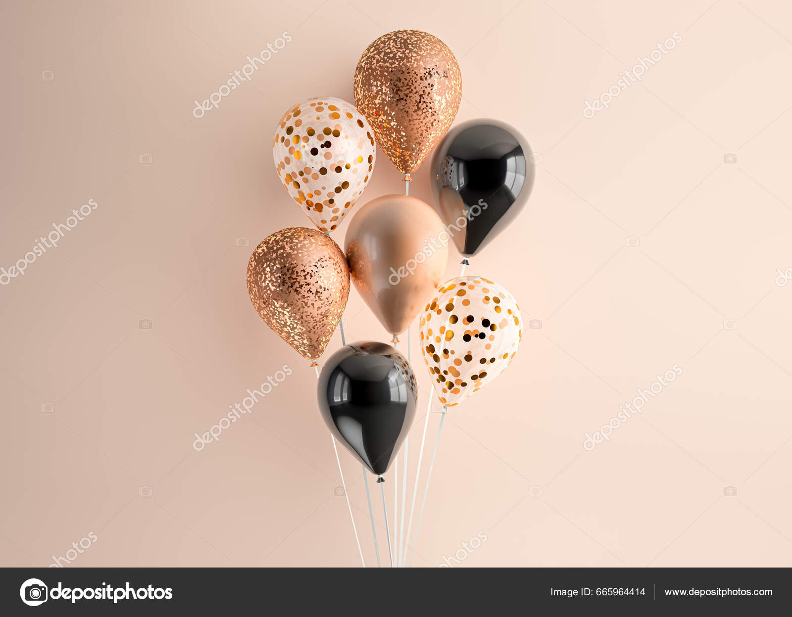 Σύνολο Καθιστούν Απομονωμένα Μπαλόνια Κορδέλες Ρεαλιστικό Φόντο Διακόσμηση  Για Γενέθλια — Φωτογραφία Αρχείου © anberization #665964414