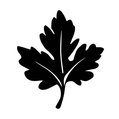 Dekoratif sonbahar yaprağı siluetleri vektör sanat tasarım koleksiyonu.