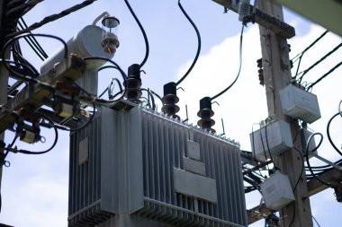 Kafesteki yüksek voltajlı trafo sabahın erken saatlerine karşı korur..