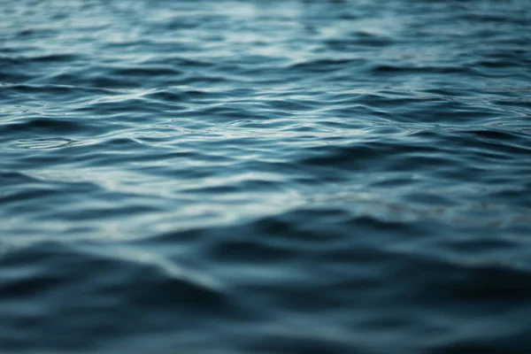 Close up sea water background, blue water ripple texture.