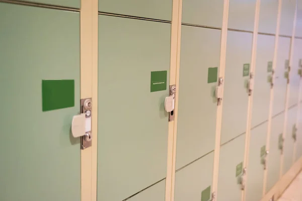 Lockers to store documents for registered hotel guests.