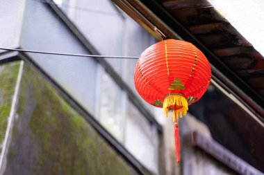 Kırmızı fenerler, Çin Yeni Yılı için dekoratif fenerler..