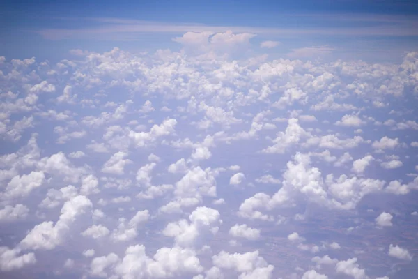 stock image View of clouds from the plane window.