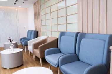 Koltuk mobilyaları, yumuşak ve rahat, otel odalarında iç dekorasyon için kanepeler..