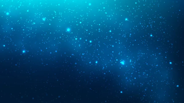 Abstrato Fundo Cosmos Espaço Azul Com Nebulosa Estrela Brilhante Noite —  Vetores de Stock